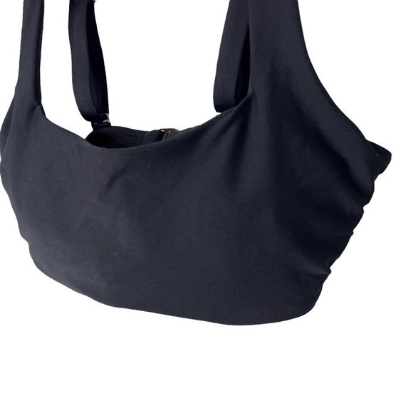 Athleta Square Neck Bra Cup Bikini Top Black Size 32 B/C Swim Wear - Picture 5 of 10